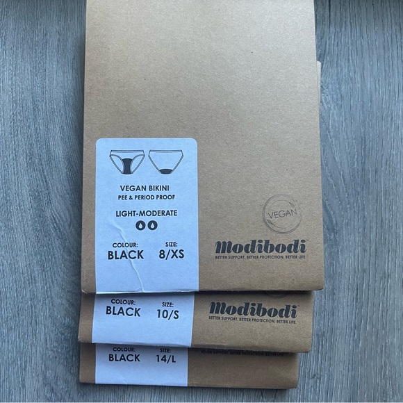 Modibodi Vegan Bikini (Light-Moderate) - Picture 3 of 4